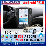 13.6-Inch Android 13 Multimedia Stereo for Infiniti G35 G37 Android Head Unit Aotsr 8G256G and 360Camera Eight Core