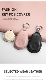 Car Remote Key Case Cover For NETA S L X Nezh V NETA AYA For NETA GT Car Key Bag Cover PU Protector Keychain Holder Accessori