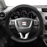 Non-Slip Suede Matte Carbon Cover for Seat Leon Arona