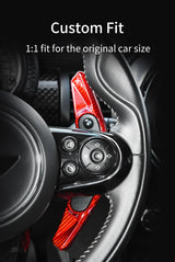 Shift Paddle Extension Carbon Fiber for Mini Cooper Car Interior Accessory GMUNI