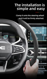 Anti-Slip Suede Steering Wheel Cover for Dacia Sandero Duster