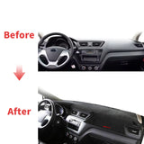 Custom Fit Dashboard Cover Mat for Kia Rio 3 2012–2017 Dashboard Mat CATUSIKI