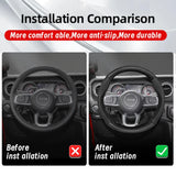 Breathable Carbon Fiber Wheel Cover for Jeep Wrangler Car Interior Accessory Hocasen