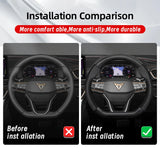 Matte Carbon Fiber Wheel Cover for Cupra Formentor