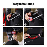 Paracord Headrest Pull Handle for Universal Vehicles