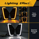 LED Fog Lamp DRL with Turn Signal For Nissan Navara NP300 2020-2022 LED Ambient Light MAGIC COLORM