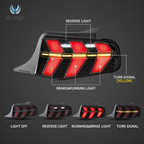 Tail Lights Sequential for Ford Mustang 2010-2012 Car Interior Accessory Vland