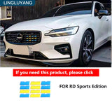 Decorative Mesh Grille Trim for Volvo V60 2020-2024 Car Interior Accessory LINGLUYANG 12pcs xc90 2015-2024