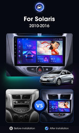 Android 12 Multimedia Head Unit for Hyundai Solaris 2010–2016 Android Head Unit JIUYIN