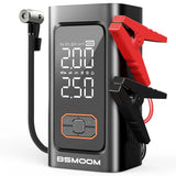 26800mAh Jump Starter with Air Compressor 1000A/1500A PEAK Booster Tyre Inflator Portable Car Battery Power Bank Charger Air Pump