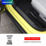 Welcome Pedal Threshold Strip Anti-Scratch Volvo EX30 Car Interior Accessory LINGLUYANG