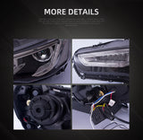 LED Headlights with Dual Beam Projector for Lancer Evo X