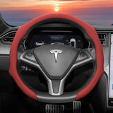 Perforated Leather Cover for Tesla Model 3/Y