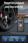 8000A Portable Car Jump Starter & 200PSI Fast Inflator, Auto-Shutoff, Digital Readout & Multi-Mode Light for Winter & Roadside E