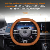 Breathable Leather Steering Wheel Cover for MG Models