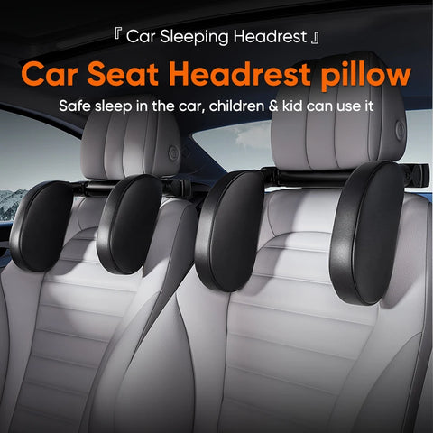 Long-Distance Travel Comfort Adjustable Car Headrest with Waterproof PVC Leather Car Accessory OEM