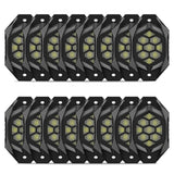 RGB LED Rock Lights For Truck ATV UTV Jeep Off-Road Boat APP Remote Control Car Underglow Neon Lighting Wheel Well Light 12v