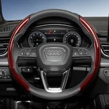 Carbon Fiber Steering Wheel Cover for Audi A4 A6 Q5