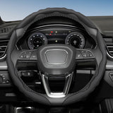 Sporty Breathable Leather Wheel Cover for Universal