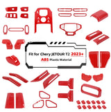 Red ABS Interior Cover Trim for Chery T2 Traveler 2023+ Car Interior Accessory OEM