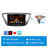 Android Multimedia System with GPS for Hyundai Solaris 2017-2020