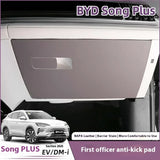 For Sealion 6 BYD Song Plus DMI Seal U Car Passenger Leather Anti Kick Pad Scratch Resistant CAR MODIFICATION STICKER Car Mod