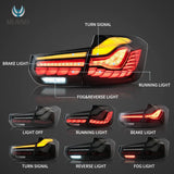 GTS LED Tail Lights for BMW 3 Series F30 2012-2019 LED Ambient Light Vland
