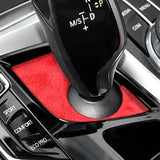 For BMW 5 Series G30 G38 6GT Center Console Gear Shift Panel Trim Sticker Car Premium Interior Accessories Made of Alcantara