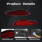 3-in-1 Rear Bumper Reflector Light for Toyota Rush Car Interior Accessory MAGIC COLORM