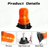 High Power LED Strobe Warning Light for Universal Trucks Car Interior Accessory MAGIC COLORM
