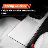 For XPeng G6 Car Armrest Box Protective Cover Original Car Color Leather Armrest Box Cover Car Interior Accessory OEM