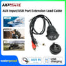 Waterproof AUX USB Extension Cable for 12V-24V Vehicles