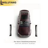 Metal Sill Guard Plate for Volvo S90 2016-2026 Car Interior Accessory LINGLUYANG