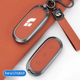 Car Key Case For Li Lixiang L7 L8 L9 2022 2023 Aluminum Alloy Car Key Case Shell Car Interior Accessory OEM