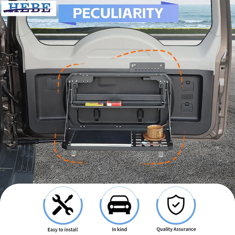 Tailgate Storage Shelf Table for Mitsubishi Pajero Car Interior Accessory HEBE