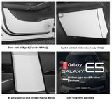 For Geely EX5 Galaxy E5 2024 2025 2026 Car Door Kick Pad Anti Scratch Guard Rear Trunk Protector Leather Interior Accessories