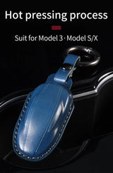 Leather Key Protector Cover for Tesla Model 3