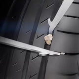 Universal Car Stone Cleaning Hook Practical Foldable Stainless Steel Remover Tool Emergency Vehicle Accessory Car Stone Clean