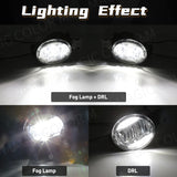 2-in-1 LED Fog Light DRL for Nissan Altima Versa 2008 LED Ambient Light MAGIC COLORM