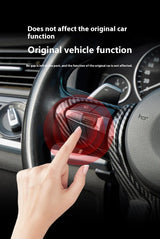 For BMW 1 2 3 4 Series X2 F20 F21 F32 F33 F12 F10 F11 F15 F16 F30 ABS Carbon Texture Car Interior Steering Wheel Cover Trim