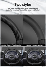 Steering Wheel Cover Carbon Fiber Texture BYD Seal