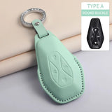 Car Key Case Cover For ARCFOX Alpha S Alpha T αS αT GT ECF ARCFOX-7 PU Leather Car Keychain