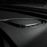 Carbon Fiber Dashboard AC Vent Trim for Mini Cooper Car Interior Accessory GMUNI