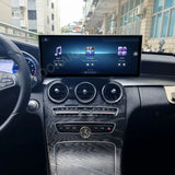 15.8 Inch Android 14 CarPlay Display for Mercedes C Class 2015-2019