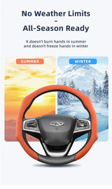 Suede Steering Wheel Cover for Chery Tiggo 8 Pro
