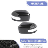 Red ABS Mirror Cover for Jetour Traveler T2 2023 Car Interior Accessory HEBE