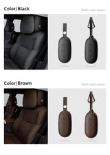 Leather Car Smart Key For Li Lixiang L7 L8 2022 2023 Fob Case Cover For Leading Ideal One Li Auto L9 Keychain Key Accessories