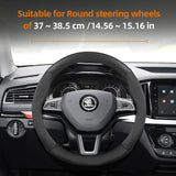 Suede Matte Carbon Fiber Wheel Cover for Skoda