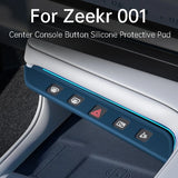 For Zeekr 001 21-25 Car Center Console Button Silicone Pad AC Key Protective Film Scratch-resistant Interior Accessories Car