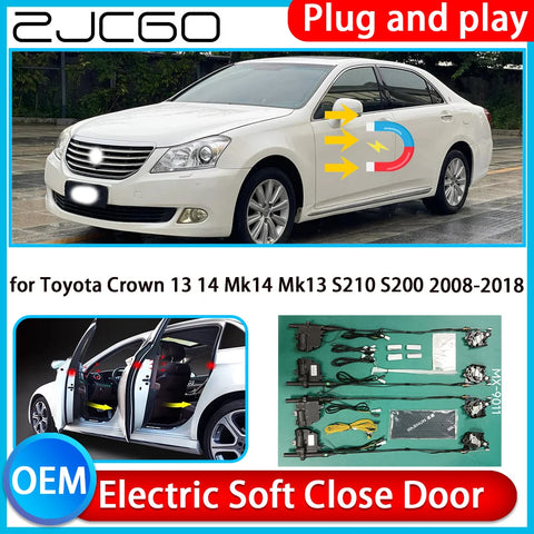 Automatic Electric Soft Close Door Kit for Toyota Crown 2008–2018 Car Interior Accessory ZJCGO